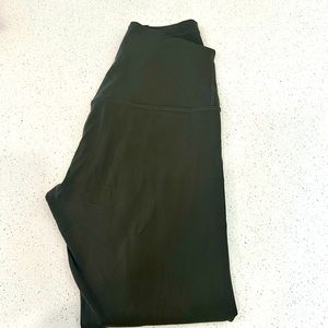 Womens Lululemon align pant olive green 6